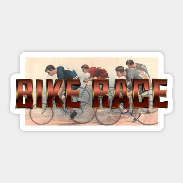 Bike Race Sticker by teepossible